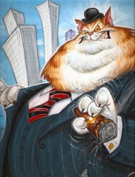 Corporate Fat Cat Meme Template