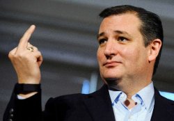 Ted Cruz Middle Finger Meme Template