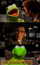 Kermit Triggered Meme Template