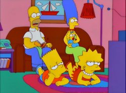 Simpsons Watching DNC Meme Template