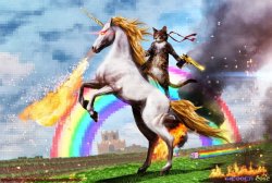 Unicorn Rainbow Meme Template