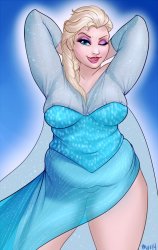 Chubby Elsa Meme Template