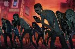 Smartphone Zombies Meme Template