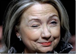 Hillary Clinton wink Meme Template