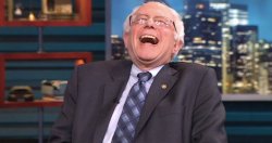 Bernie Laugh Meme Template