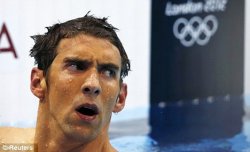 Micheal phelps triggered Meme Template