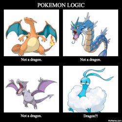 Pokemon Logic Meme Template