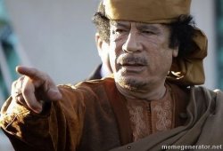 muammar gaddafi Meme Template