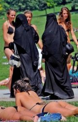 Burka bikini Meme Template