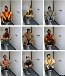 Olympic divers on the toilet Meme Template