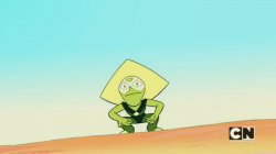 Peridot trying to hold all the fucks she doesn't give Meme Template