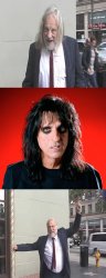 alice cooper and crazy bill Meme Template