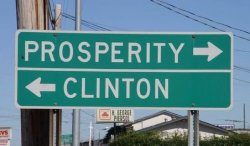 Clinton vs. Prosperity Meme Template