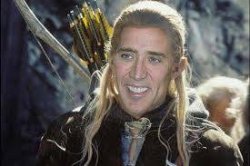 Nick cage legolas  Meme Template