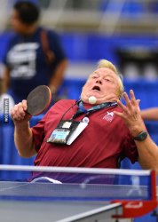 Table Tennis jabba Meme Template