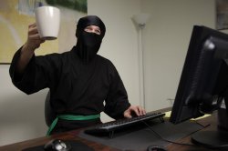 Office Ninja Meme Template