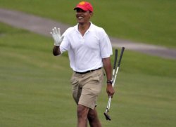 Obama golfing Meme Template