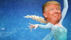 Donald Trump Frozen Meme Template