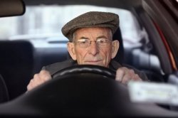 Old Man Driver Meme Template