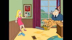 American dad cougar chainsaw Meme Template
