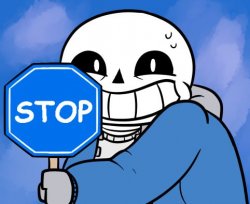 Blue Stop Sign Meme Template