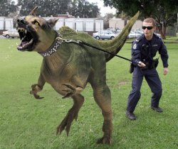 Raptor Police Dog  Meme Template