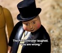 The Fat Controller Laughed Meme Template