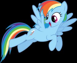 dashie flying Meme Template