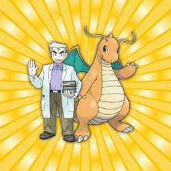 Pokemon professor oak & dragonite Meme Template