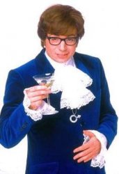 Austin Powers with Martini Meme Template