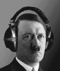 HitlerHeadphones Meme Template