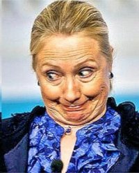 Hillary Clinton Scrunched Face Meme Template