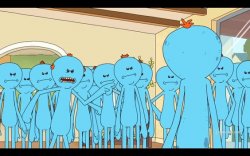 Mr. Meeseeks - Your Failures are your own, old man! Meme Template