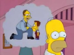 Homero eres tonto y feo traumas de la niñez Meme Template