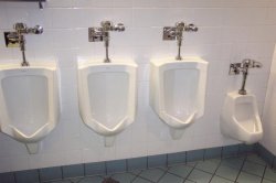 Men's Room Urinals Meme Template