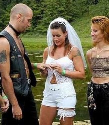 white trash stripper weding Meme Template