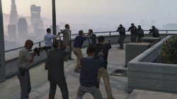 gta 5 mexican standoff Meme Template