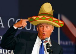 Sombrero trump Meme Template