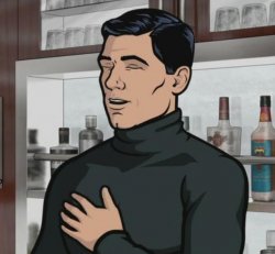 Archer Laughing Meme Template