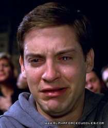 tobey maquire crying Meme Template