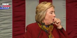 Hillary Coughing Meme Template