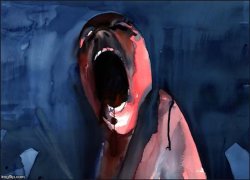 Pink Floyd Scream Meme Template