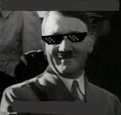 Hitler Deal With It Meme Template