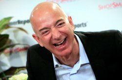 Jeff Bezos laughing Meme Template