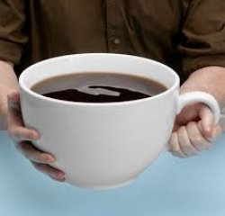 Bigger cup of Coffee Meme Template