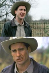 Luke Wilson sudden realization Meme Template