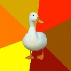 Tech Impaired Duck Meme Template