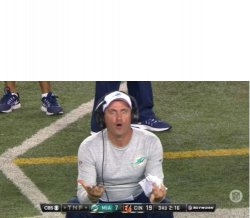 miami dolphins coach wtf are you doing  Meme Template