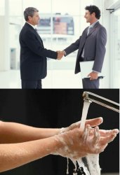 washing hands Meme Template