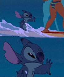 Stich surf Meme Template